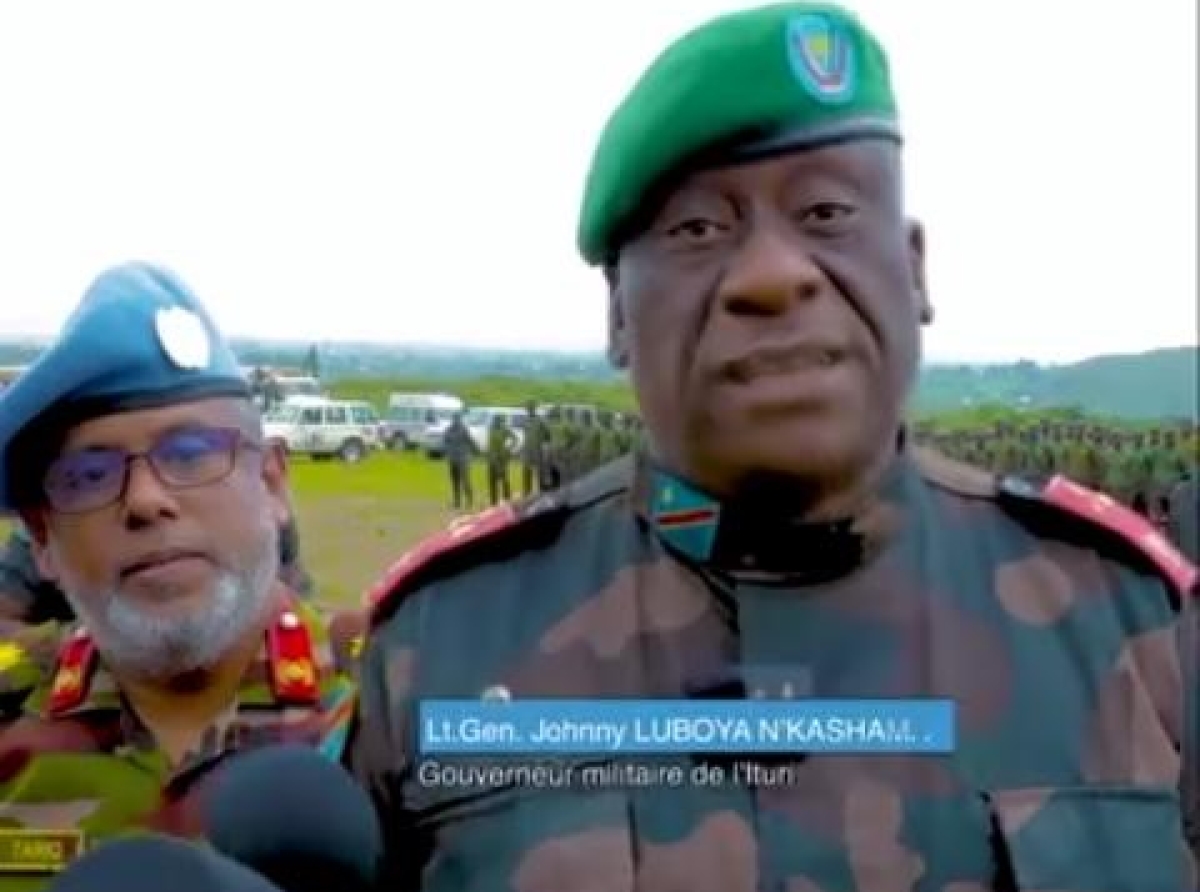 Des FARDC formés par les Casques bleus de la MONUSCO, Ituri : les Forces de couverture initiées aux techniques du combat